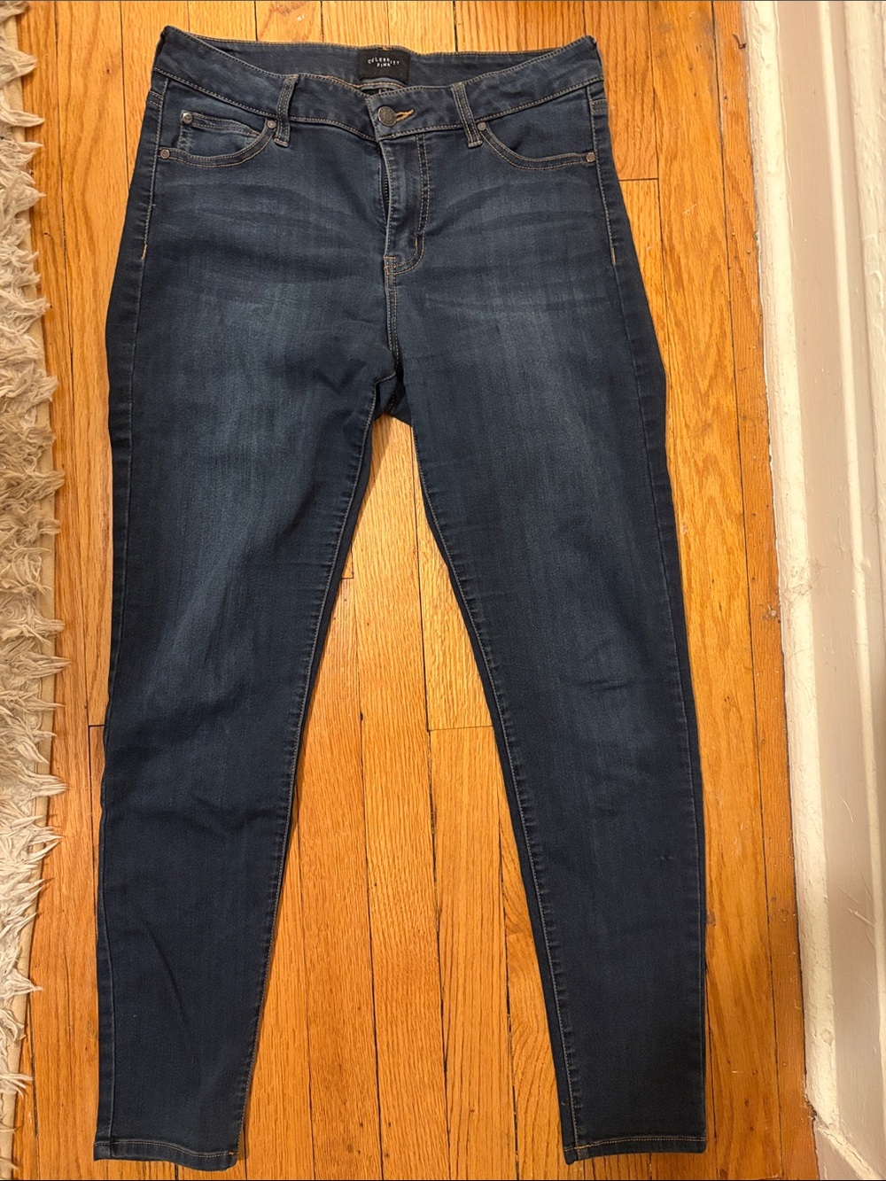 Celebrity Pink Dark Blue Women's Skinny Jeans